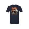 Dark Star Orchestra Fall Tour 2022 T-Shirt Back Skeleton and Dog on a motorcycle Graphic