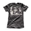 Bask I must be rid of you back graphic of the band on a black t-shirt