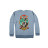 Dark Star Orchestra's Summer Tour 2021 crewneck sweatshirt in blue featuring the skeleton bride and groom graphic - back
