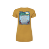 Dark Star Orchestra's Winter Tour 2022 Ladies V-Neck T-Shirt in Gold - Back
