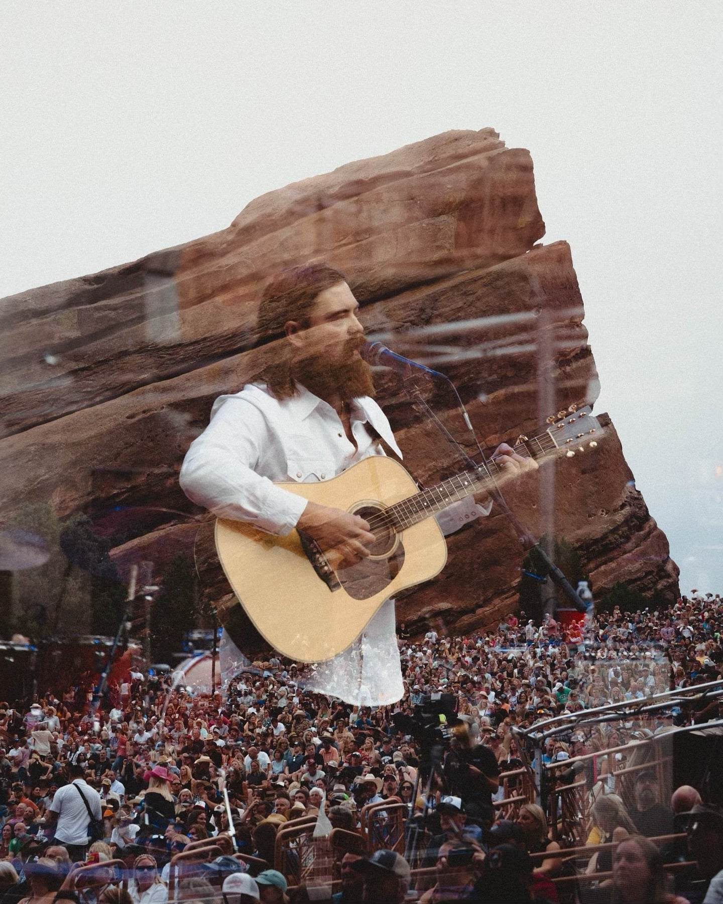 Drayton Farely Double Exposure Red Rocks