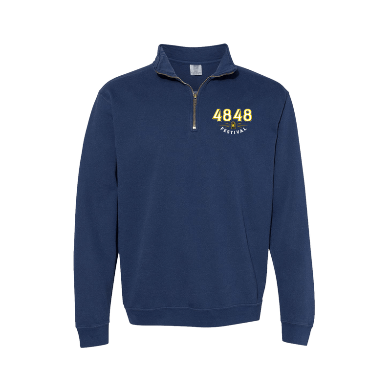 4848 Logo Quarter Zip – Merch Shops by Press Press Merch