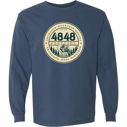 4848 '25 Circle Logo Long-Sleeved Tee