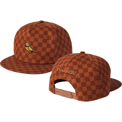 FloydFest '26 Daydream Bird Hat - Checkerboard Rust