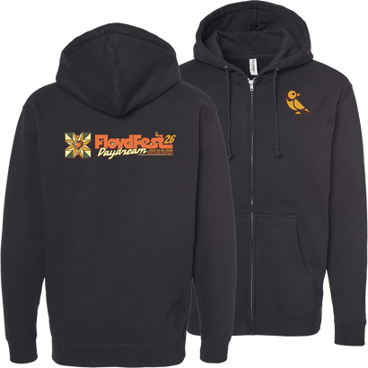 FloydFest '26 Daydream Full Zip Hoodie - Black