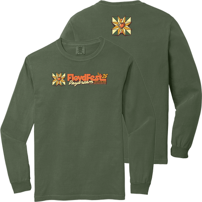FloydFest '26 Daydream Long Sleeve Tee - Hemp Green