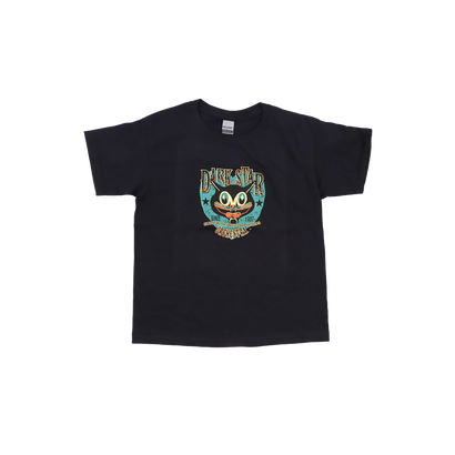 Dark Star Orchestra Kids Smiling Cat Black T-Shirt