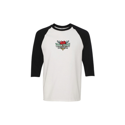 Dark Star Orchestra's 3/4 sleeve Flying Heart Raglan Shirt