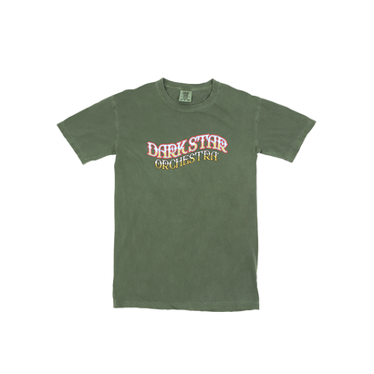 Dark Star Orchestra Wavy Logo T-Shirt in Green