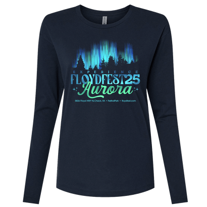 FloydFest '25 'Experience Aurora' Ladies Long Sleeve Tee