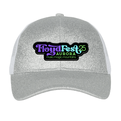 FloydFest '25 Aurora Silver Women's Trucker Hat
