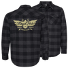 FloydFest Flannel Shirt - Charcoal/Black