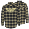 FloydFest Flannel Shirt - Olive/Black