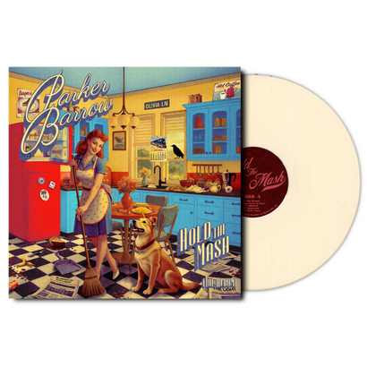 Hold the mash cover and cream vinyl record by Parker Barrow