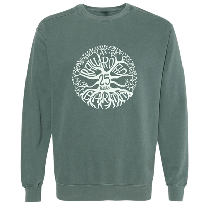 RRE Tree Crewneck, Blue Spruce