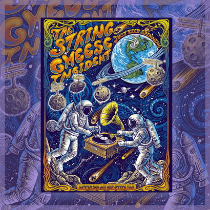 SCI Just Keep Spinning Summer 2026 Tour Poster - FOIL VARIANT