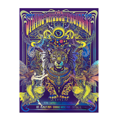 Paul Dempsey String Cheese Incident - Lord of Dreams Foil Poster // Signed