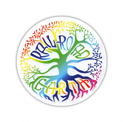 RRE Rainbow Tree Sticker