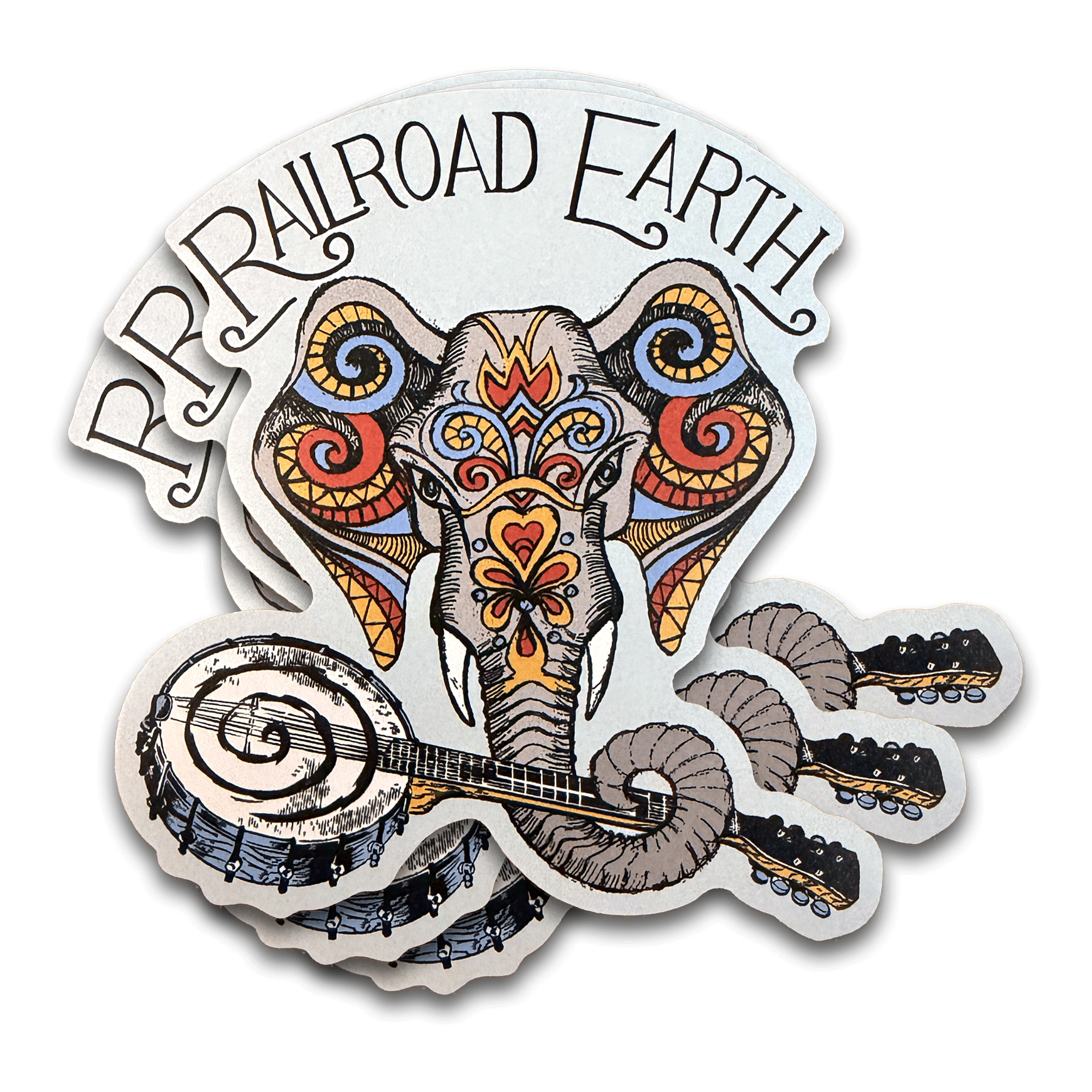RRE Elephant Sticker – Merch Shops by Press Press Merch