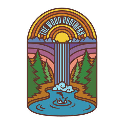 TWB Waterfall Guitar Sticker