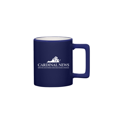 Cardinal News Ceramic Coffee Mug, Navy