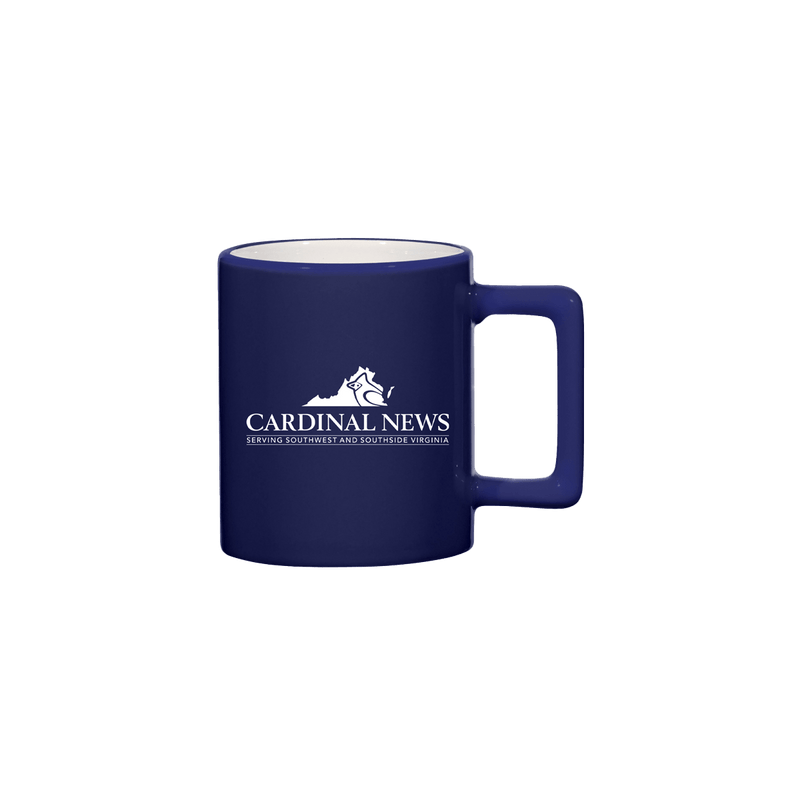 Cardinal News Ceramic Coffee Mug, Navy – Merch Shops by Press Press Merch
