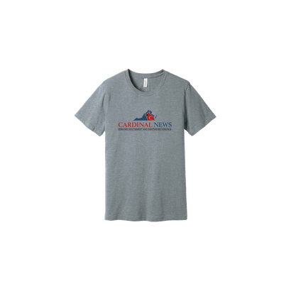 Cardinal News Logo Tee, Heather Grey