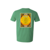 Dark Star Orchestra Spring Tour 2022 T-Shirt with tour dates on the back - Green