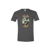 Dark Star Orchestra Summer Tour 2021 Gray T-Shirt with front skull and roses bride and groom graphic