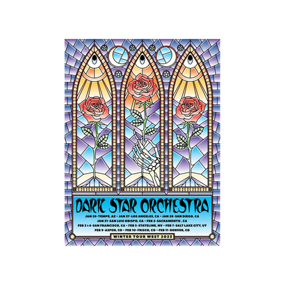 Dark Star Orchestra Winter Tour West Poster 2023 Regular Edition