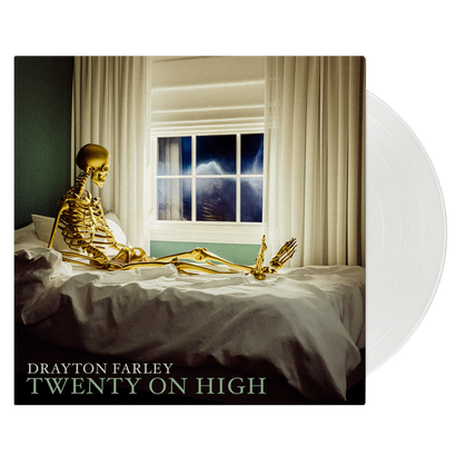 Clear vinyl record of Drayton Farley's 