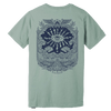 One Drop Design Studio T-Shirt Featuring the waves graphic on the back