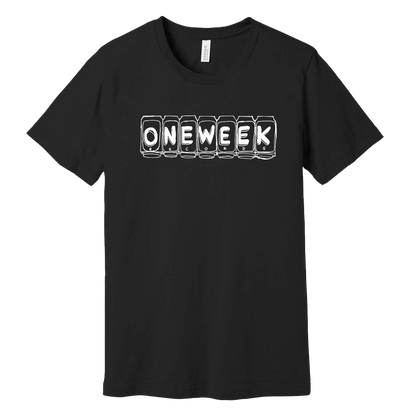 One Week Records Black Logo T-Shirt