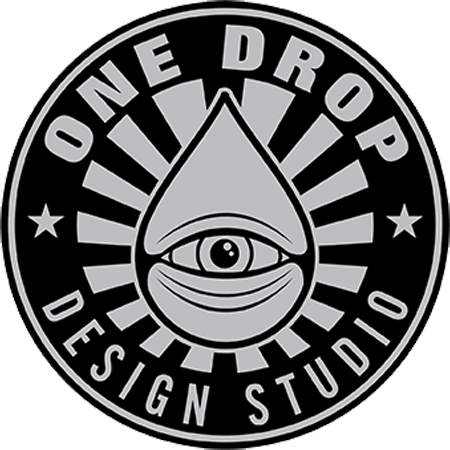 Logo graphic for One Drop Design Studio 