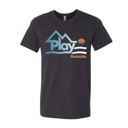 Play Roanoke Faded Logo Shirt in Gray