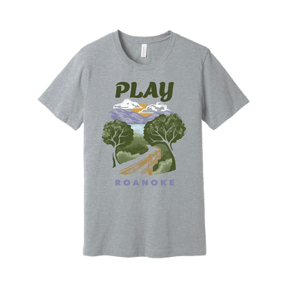 PLAY Roanoke Trees Design on Heather Grey 