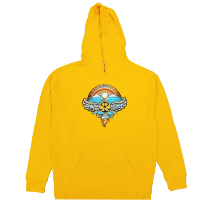 Random Rab Mountain Sun Hoodie in Gold