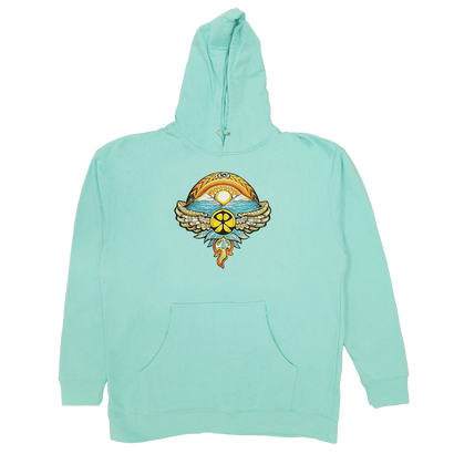 Random Rab Mountain Sun Hoodie in Mint