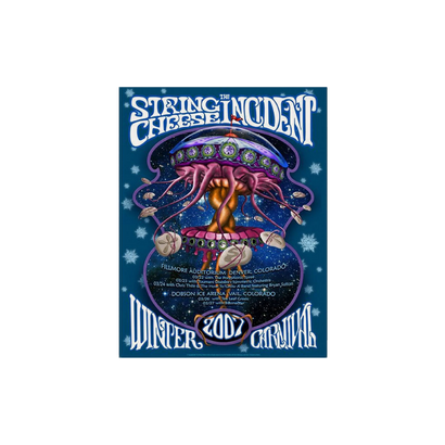 The String Cheese Incident 2007 Winter Carnival Poster