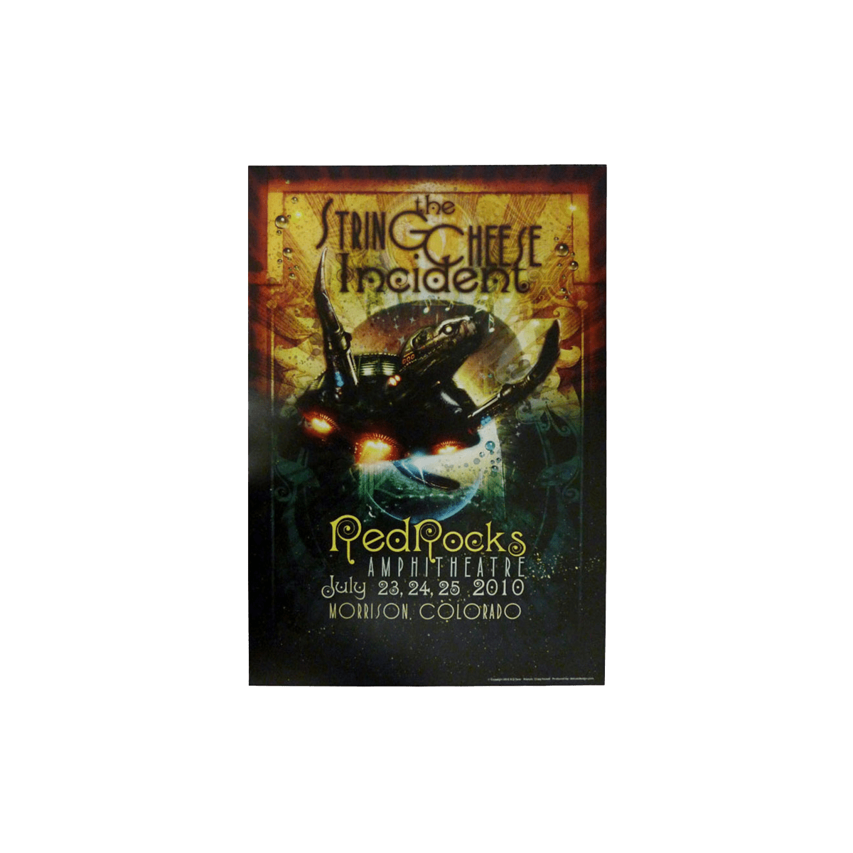 Sci Red Rocks SCI 2010 Red Rocks Poster – Merch Shops by Press Press Merch
