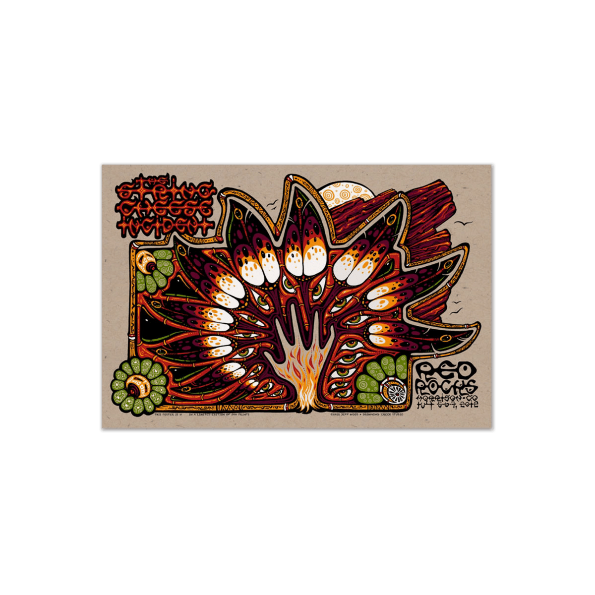 Sci Red Rocks SCI 2012 Red Rocks Poster – Merch Shops by Press Press Merch