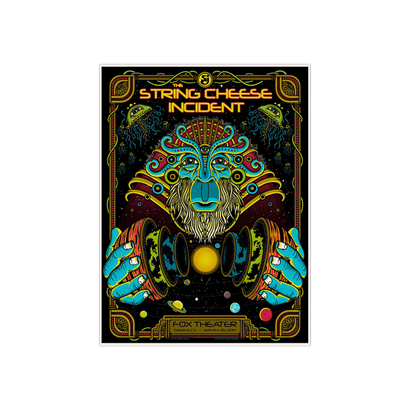 The String Cheese Incident 2014 Fox Theater Oakland Poster