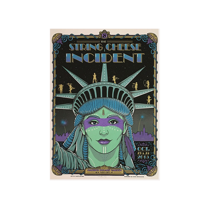 The String Cheese Incident 2015 Madison Square Garden NYC Poster