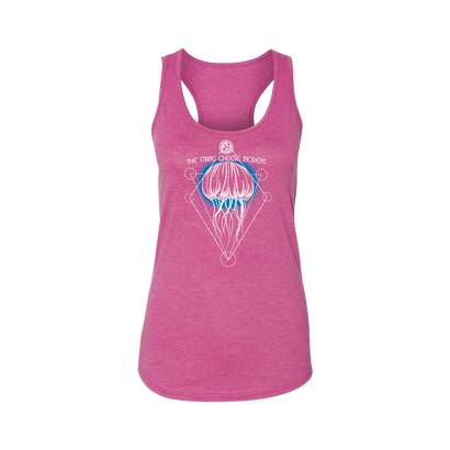 The String Cheese Incident Women's Geo Jelly Tank Raspberry