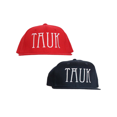 Tauk Logo Hat in Red or Navy