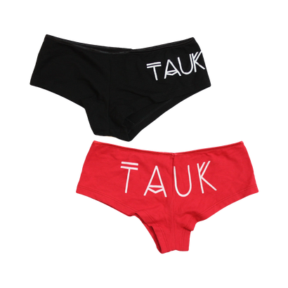 Tauk Logo Booty Shorts