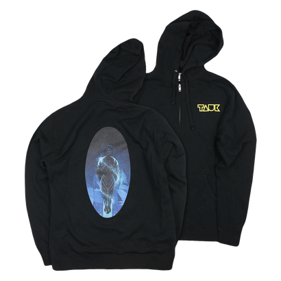 Tauk Sir Nebula Zip Hoodie Front and Back