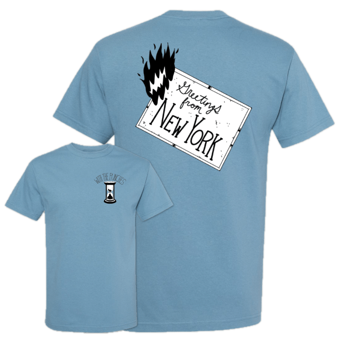 Light blue t-shirt with 